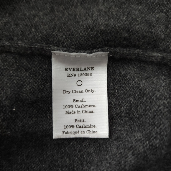 Everlane Cashmere Vneck Sweater Dress - Picture 4 of 6